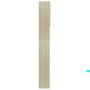 Armario de lavadora madera color roble sonoma 64x25,5x190 cm