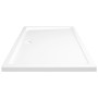 Rectangular ABS shower tray 80x120 cm by vidaXL, Shower trays - Ref: Foro24-148910, Price: 132,28 €, Discount: %