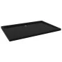 Rectangular black ABS shower tray 80x120 cm by vidaXL, Shower trays - Ref: Foro24-148919, Price: 117,13 €, Discount: %