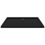 Rectangular black ABS shower tray 80x120 cm by vidaXL, Shower trays - Ref: Foro24-148919, Price: 117,13 €, Discount: %
