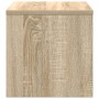 Mesita de noche madera contrachapada roble sonoma 40x30x30 cm
