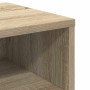 Mesita de noche madera contrachapada roble sonoma 40x30x30 cm