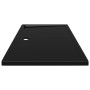 Rectangular black ABS shower tray 80x120 cm by vidaXL, Shower trays - Ref: Foro24-148919, Price: 118,76 €, Discount: %