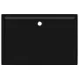 Rectangular black ABS shower tray 80x120 cm by vidaXL, Shower trays - Ref: Foro24-148919, Price: 117,13 €, Discount: %