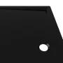 Rectangular black ABS shower tray 80x120 cm by vidaXL, Shower trays - Ref: Foro24-148919, Price: 117,13 €, Discount: %