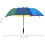 Paraguas plegable automático multicolor 124 cm de vidaXL, Paraguas - Ref: Foro24-149143, Precio: 12,28 €, Descuento: %
