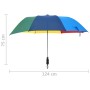 Paraguas plegable automático multicolor 124 cm de vidaXL, Paraguas - Ref: Foro24-149143, Precio: 10,87 €, Descuento: %