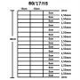 Galvanized silver steel garden fence 50x0.8 m by vidaXL, fence panels - Ref: Foro24-149496, Price: 96,93 €, Discount: %