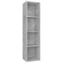 Estantería de libros/mueble TV madera contrachapada 36x30x143cm