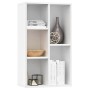 Estantería/Aparador madera contrachapada blanco 50x25x80 cm
