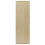 Estantería/Aparador madera contrachapada color roble 50x25x80cm