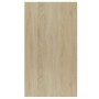 Estantería/Aparador madera contrachapada color roble 50x25x80cm
