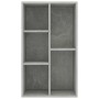 Estantería/Aparador madera contrachapada gris 50x25x80 cm