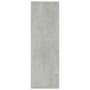 Estantería/Aparador madera contrachapada gris 50x25x80 cm