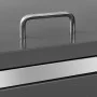Shed for three steel garbage containers 207x77.5x112.5 cm by vidaXL, Waste container supports - Ref: Foro24-149556, Price: 53...