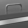 Schuppen für 4 Müllcontainer aus Stahl 276,5 x 77,5 x 112,5 cm von vidaXL, Halterungen für Abfallbehälter - Ref: Foro24-14955...