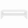 Soporte para pantalla madera contrachapada blanco 42x24x13 cm
