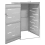 Shed for a garbage container steel 69x77.5x112.5 cm by vidaXL, Waste container supports - Ref: Foro24-149558, Price: 231,41 €...