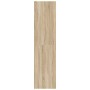 Armario de madera contrachapada color roble 50x50x200 cm