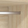 Armario de madera contrachapada color roble 50x50x200 cm