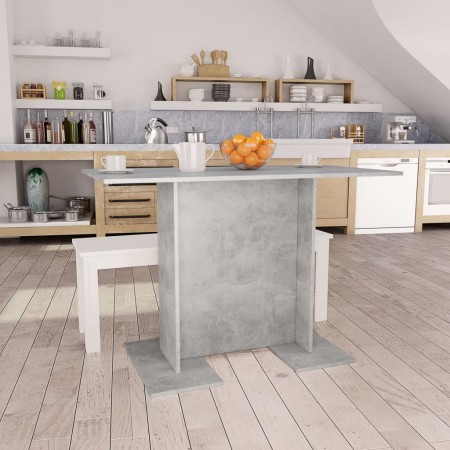 Mesa de comedor de madera gris hormigón 110x60x75 cm en Mesas de cocina y de comedor | Comprar online en Foro24