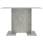 Mesa de comedor de madera gris hormigón 110x60x75 cm en Mesas de cocina y de comedor | Comprar online en Foro24