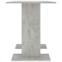 Mesa de comedor de madera gris hormigón 110x60x75 cm en Mesas de cocina y de comedor | Comprar online en Foro24