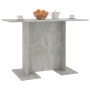 Mesa de comedor de madera gris hormigón 110x60x75 cm en Mesas de cocina y de comedor | Comprar online en Foro24