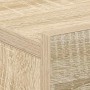 Mesitas de noche flotantes 2 uds contrachapada roble 40x30x15cm