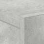 Mesitas de noche flotantes 2 ud madera ingeniería gris hormigón