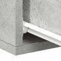 Mesitas de noche flotantes 2 ud madera ingeniería gris hormigón