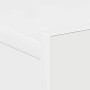 Mesitas noche flotante 2 uds contrachapada blanco 40x30x15 cm