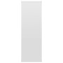 Estantes pared madera contrachapada blanco brillo 104x20x58,5cm