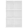 Estantería/Aparador madera de ingeniería blanco 66x30x98 cm