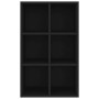 Estantería/Aparador madera de ingeniería negro 66x30x98 cm
