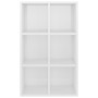 Estantería/Aparador madera ingeniería blanco brillo 66x30x98 cm