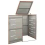 Shed for a steel garbage container 69x77.5x112.5 cm by vidaXL, Waste container supports - Ref: Foro24-149562, Price: 201,60 €...