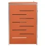 Shed for a steel garbage container 69x77.5x112.5 cm by vidaXL, Waste container supports - Ref: Foro24-149562, Price: 201,60 €...
