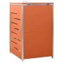 Shed for a steel garbage container 69x77.5x112.5 cm by vidaXL, Waste container supports - Ref: Foro24-149562, Price: 201,60 €...