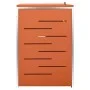 Shed for three steel garbage containers 207x77.5x112.5 cm by vidaXL, Waste container supports - Ref: Foro24-149564, Price: 49...