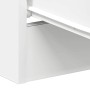 Mesitas de noche 2 uds madera contrachapada blanco 38x35x56 cm
