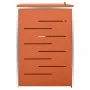 Shed for 4 steel garbage containers 276.5x77.5x112.5 cm by vidaXL, Waste container supports - Ref: Foro24-149565, Price: 593,...