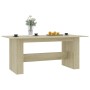 Mesa de comedor madera de ingeniería roble Sonoma 180x90x76 cm en Mesas de cocina y de comedor | Comprar online en Foro24