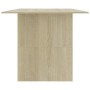Mesa de comedor madera de ingeniería roble Sonoma 180x90x76 cm en Mesas de cocina y de comedor | Comprar online en Foro24