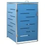 Shed for a garbage container steel 69x77.5x112.5 cm by vidaXL, Waste container supports - Ref: Foro24-149566, Price: 194,76 €...