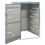 Shed for a garbage container steel 69x77.5x112.5 cm by vidaXL, Waste container supports - Ref: Foro24-149566, Price: 194,76 €...