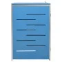 Shed for a garbage container steel 69x77.5x112.5 cm by vidaXL, Waste container supports - Ref: Foro24-149566, Price: 194,76 €...