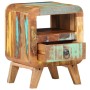 Mesita de noche de madera maciza reciclada 30x30x41 cm de vidaXL, Aparadores - Ref: Foro24-321615, Precio: 92,44 €, Descuento: %
