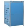 Shed for a garbage container steel 69x77.5x112.5 cm by vidaXL, Waste container supports - Ref: Foro24-149566, Price: 194,76 €...