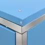 Schuppen für einen Müllcontainer aus Stahl 69x77,5x112,5 cm von vidaXL, Halterungen für Abfallbehälter - Ref: Foro24-149566, ...